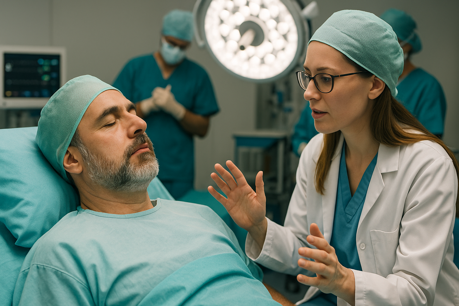 Hypnosis before brain surgery