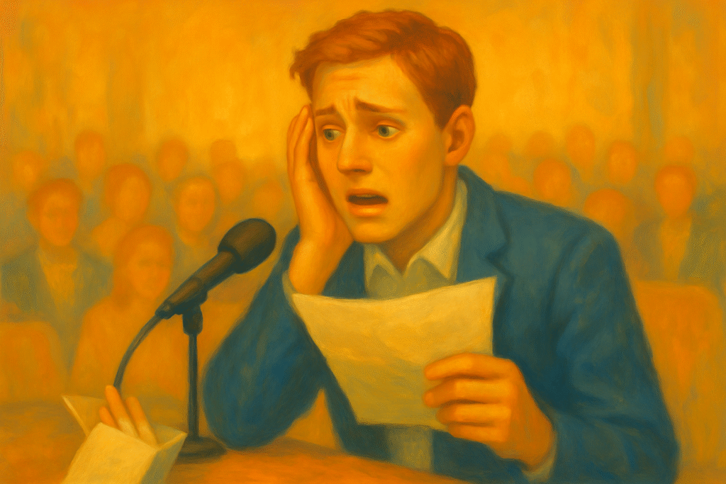 anxiety when speaking