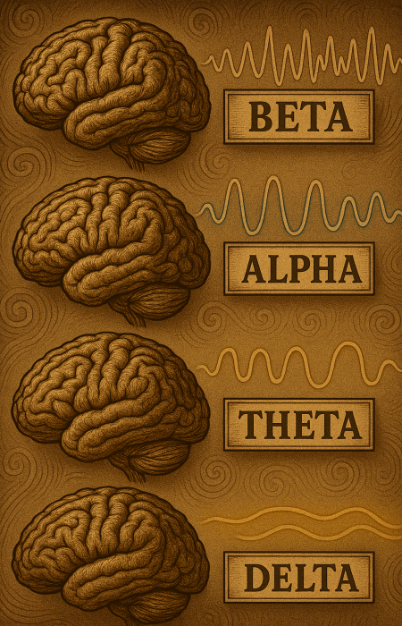 image depicting brain waves